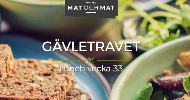 Veckans lunchmatsedel på Gävletravet