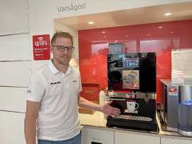 Alexander Larsson​ på på Bilinorr, Toyota Gävle.