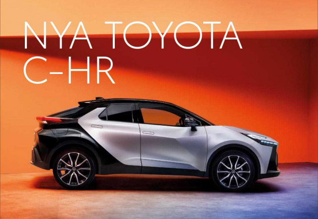 Sverigepremiär för helt nya Toyota C-HR på Bilinorr i Gävle.