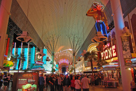 The cowboy, Fremont Street, Las Vegas.