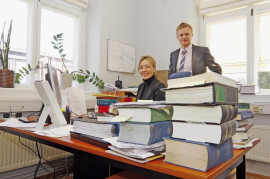 Johanna Skoog och Robert Alfvengren på Ahlford advokatbyrå.