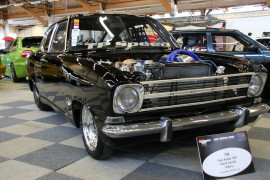 Från Hofors kom Patrik Tjernell med sin minst sagt vilda Opel Kadett från 1967.