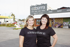 Lena Björklund och Anneli Berger, Colorama, foto: P-E Jäderberg