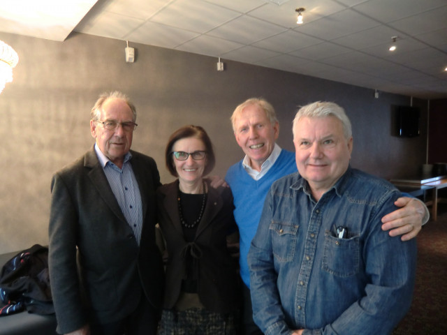 Hans Södergren, Bozenna Meczynski, Agne Lindberg och Leif Åberg