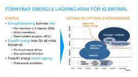 Förnybar energi och lagring för klimatmål