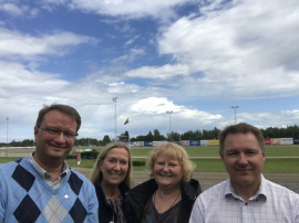 Lars Beckman, Birghitta Bjerkén, Marie-Louise Dangardt, Kent Modin, Gävletravet